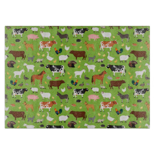 Country Style Glass Cutting Board - Kitchen Design