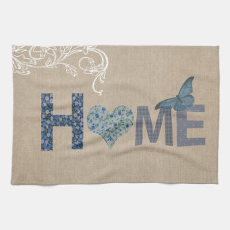 Country Style Home Collage Tea Towel