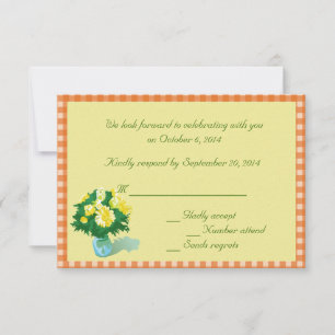 Country style RSVP cards