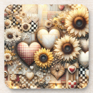 Country Sunflower Coaster