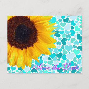 Country Sunflower Hearts Bride / House-of-Grosch Save The Date