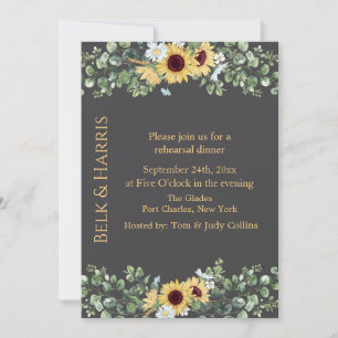 Country Sunflower Invitation