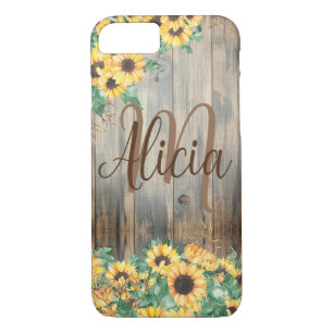 Country Sunflower Name Case-Mate iPhone Case