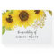 Country Sunflower Wedding Guest Book
