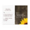 Country Sunflowers Rustic Wood RSVP POSTCARDS