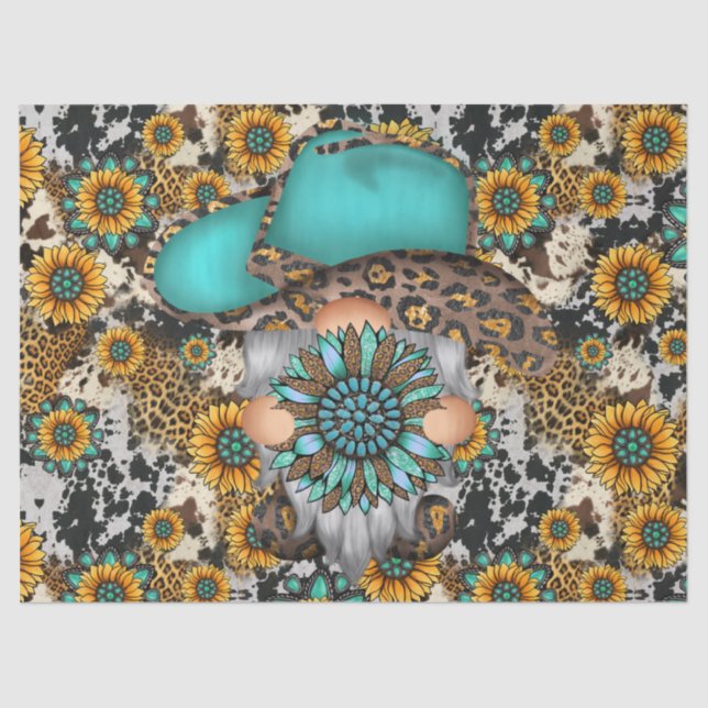 Country Sunflowers  Tissue Paper (Front)