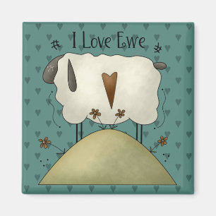 Country Sweethearts Magnet