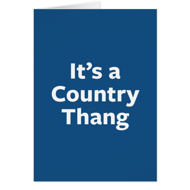 Country Thang (Front)