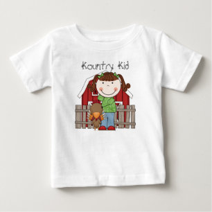 Country Theme Kountry Kid, Barn T-Shirt
