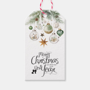 Country Time Ornaments Gift Tags