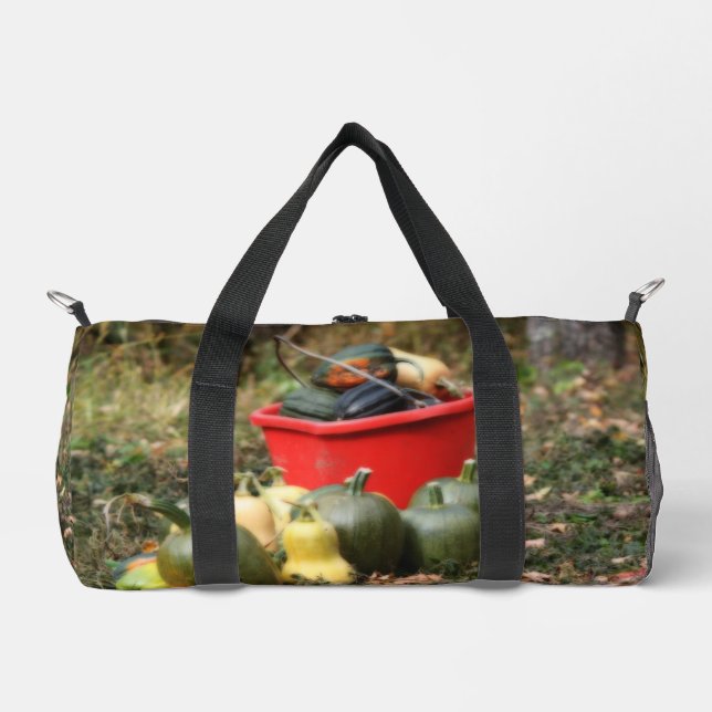 Country Vegetable Garden Squash  Duffle Bag (Front)