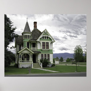 Country Victorian - Hamilton Montana Poster
