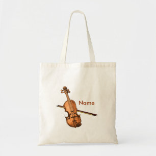 Country Violin Tote Bag