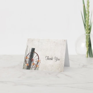 Country Wagon Wheel  - Thank You Card