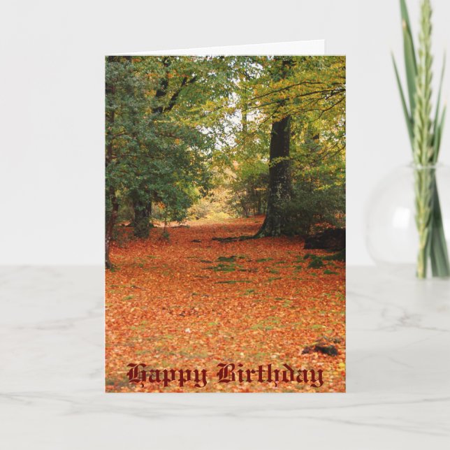 country walk Happy Birthday Card (Front)