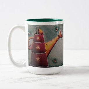 Country Water Pitcher Ceramic Mug