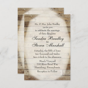 Country Wedding Invitations