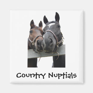 country wedding magnet