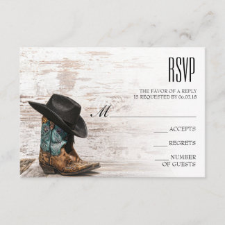 Country Wedding (RSVP Card) RSVP Card