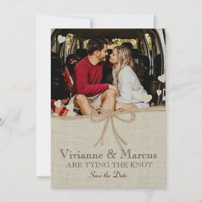 Country Wedding Save the Date (Front)