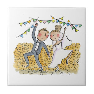 Country Wedding Tile