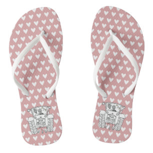 Country Wedding Tractor Flip Flop Footwear