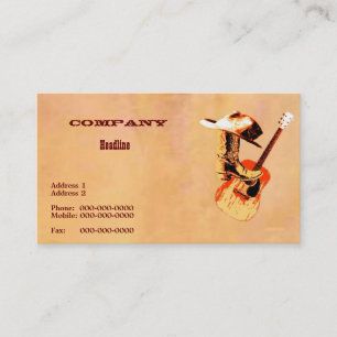 Country Western Business Card