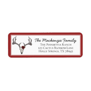 Country Western Christmas Reindeer Antlers