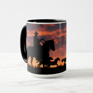 Country Western Cowboy Roundup  Mug
