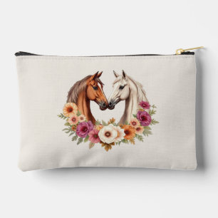 Country Western Horses Accessory Pouch