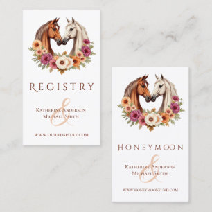 Country Western Horses Business Card