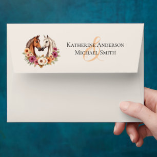 Country Western Horses Envelope
