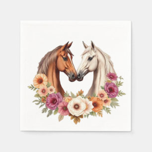 Country Western Horses Napkin
