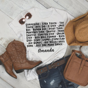 Country Western Line Dance Boots Women's T-Shirt Tri-Blend Shirt