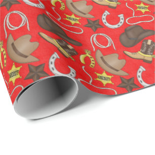Country Western pattern Wrapping Paper