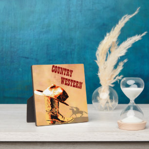 Country Western Plaque