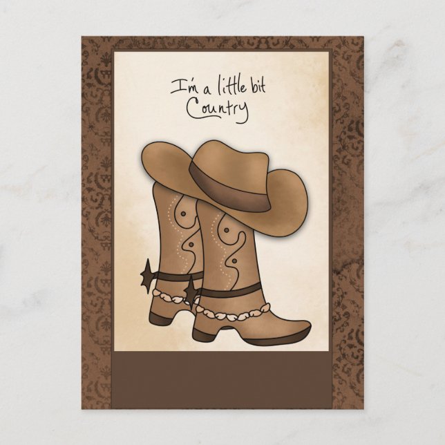 Country Western Postcard (Front)