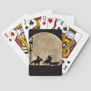 Country Western Roping Cowboys Playing Cards