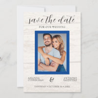 Country Western Save the Date Wedding Invitation