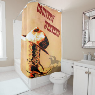 Country Western Shower Curtain