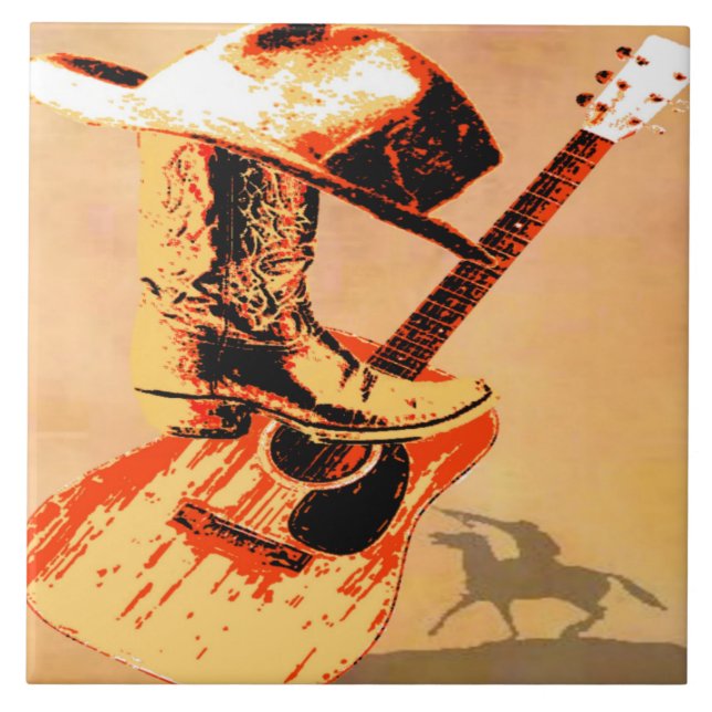 Country Western Tile (Front)