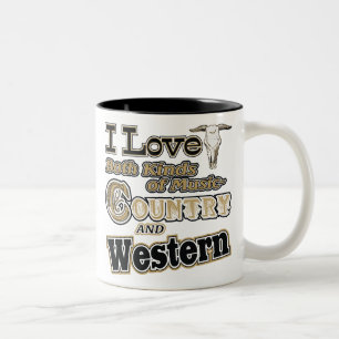 Country Western Two-Tone Coffee Mug
