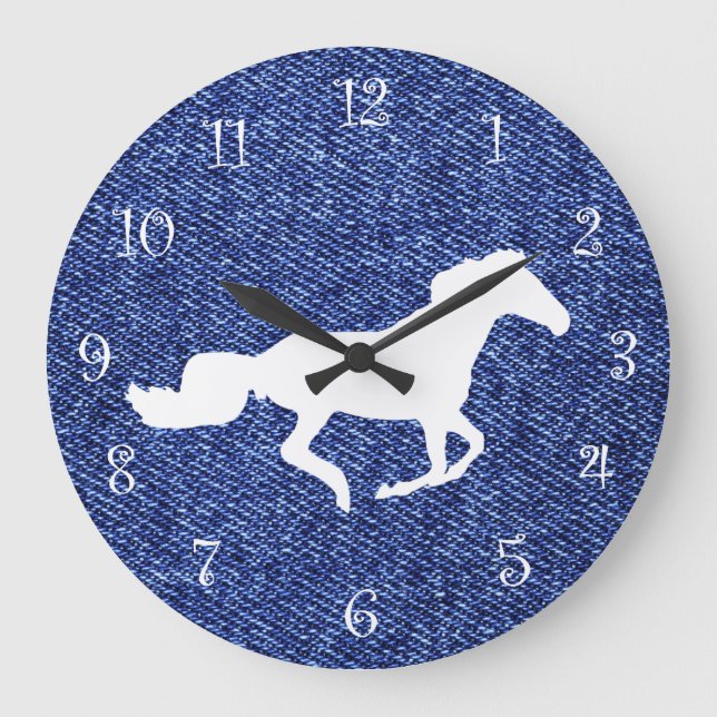 Country Western Wall Decor Clock (Front)