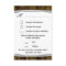 Country Western Wood Sunflower Wedding RSVP Cards