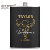 Country Wild West Cowboy Personalised Groomsmen