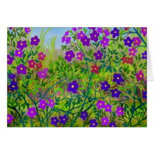 Country Wildflowers Card