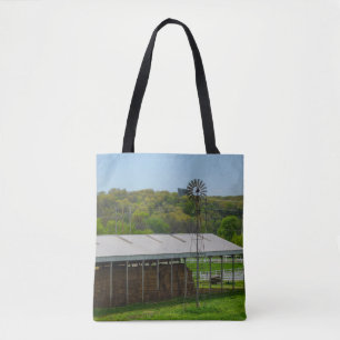 Country Windmill Tote Bag