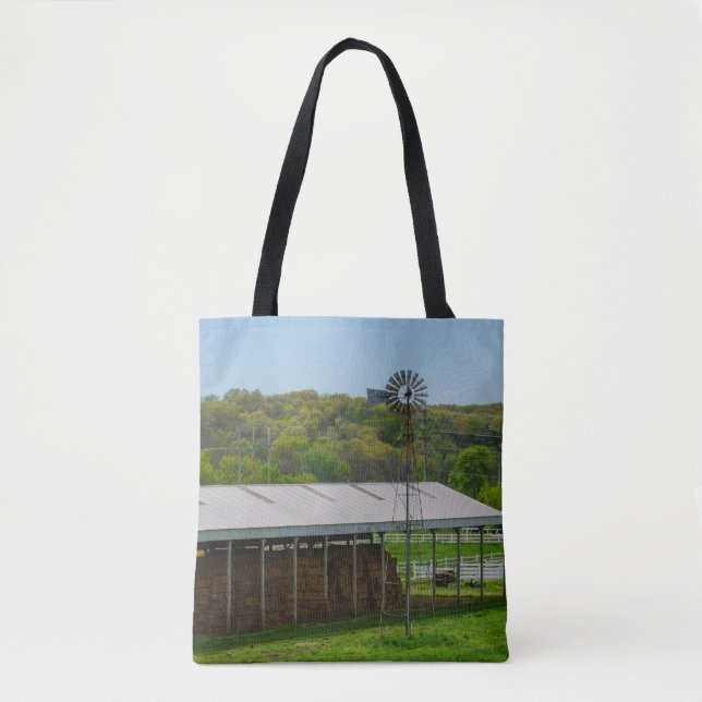 Country Windmill Tote Bag (Front)