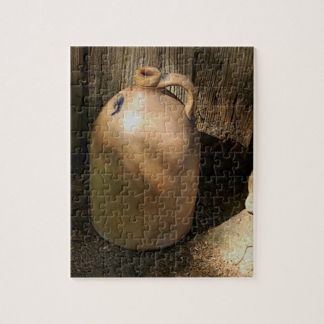 Country Wine Jug Puzzle (Vertical)