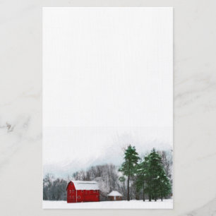 Country winter,stationary stationery